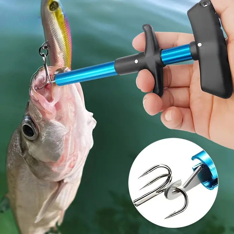 Used Fishing Equipment Near Me - 1pc portatile in alluminio T-Hook Taker