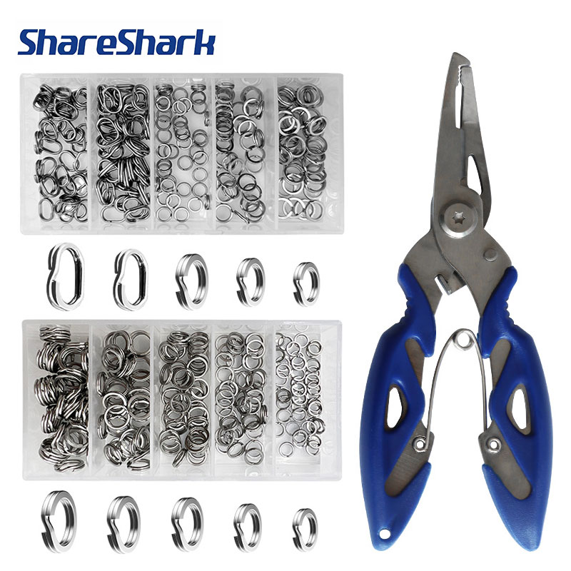 Fishing Equipment Tackle - ShareShark 200 pezzi connettori per esche