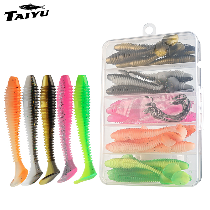 Trout Fishing Lure - TAIYU Set di 25/35 Esche Morbide