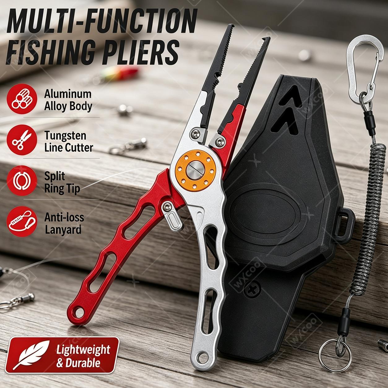 Pinze da Pesca WXCOO in Allumi - Fishing Equipment Hanger recensione e prezzo