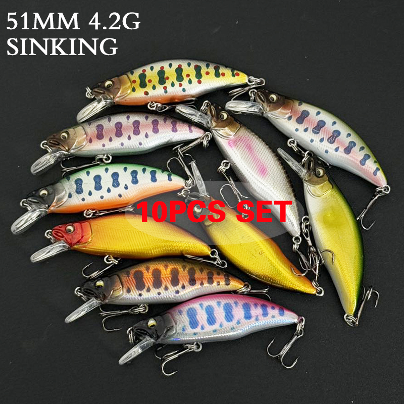 Set di 10 Esche da Pesca Minno - Fishing Equipment In Japanese recensione e prezzo