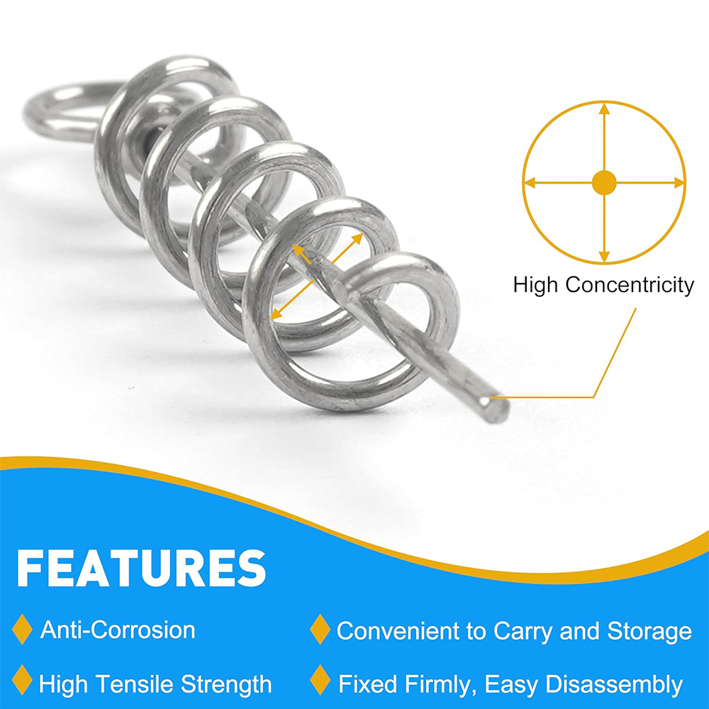 50 pz Primavera Twist Lock Pes - Fishing Equipment Tackle recensione e prezzo