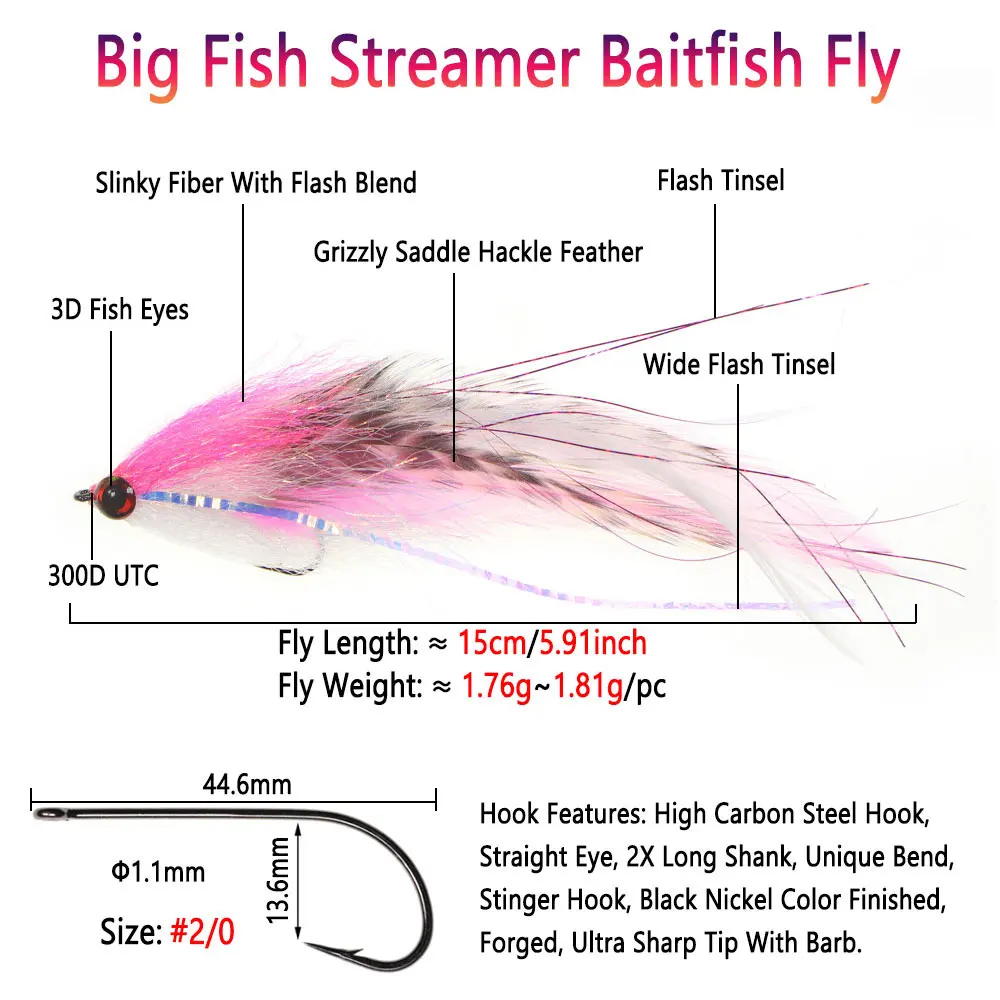 Bimoo # 2/0 15 cm/5.91 pollici - Trout Fishing Lure recensione e prezzo